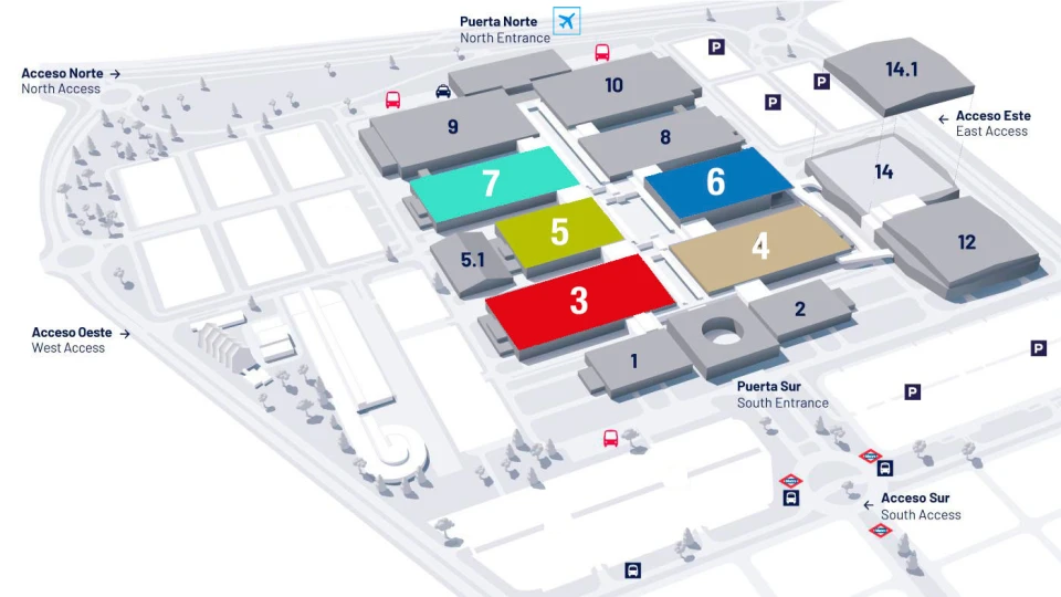 查看展位图 1