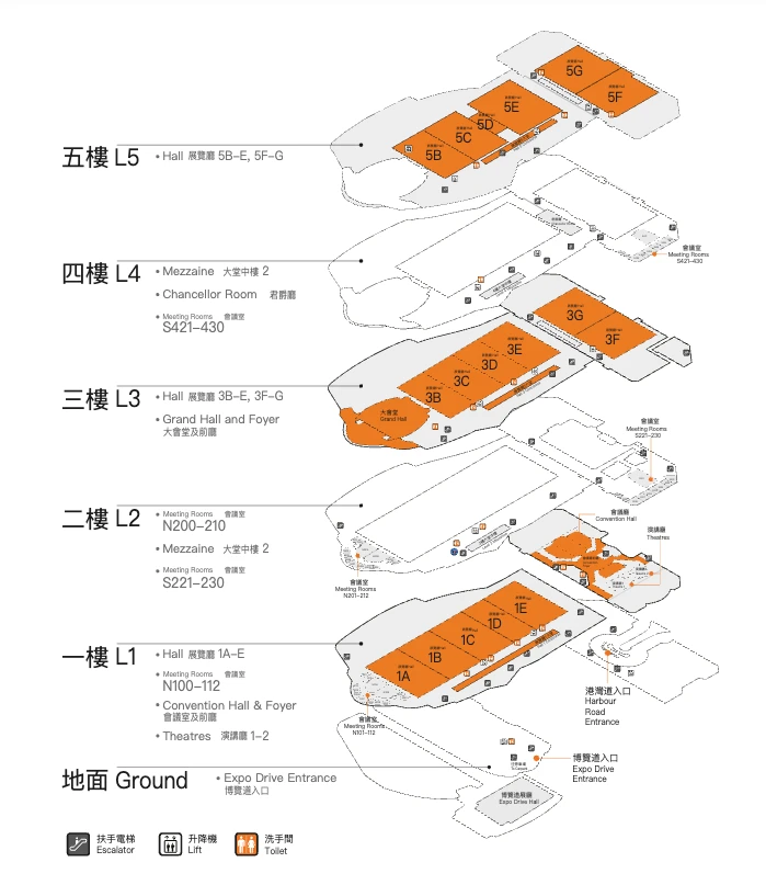 查看展位图 1